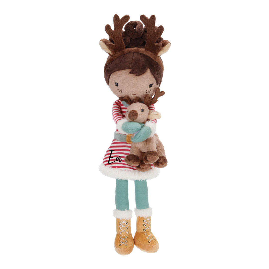 Poupée câline Evi Hiver 35 cm – Poupée en tissu souple pour enfants