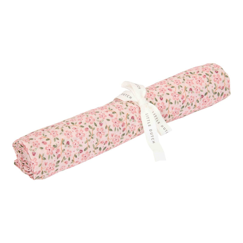 Muslin cloth swaddle 120 x 120 cm Fairy Floral | Little Dutch