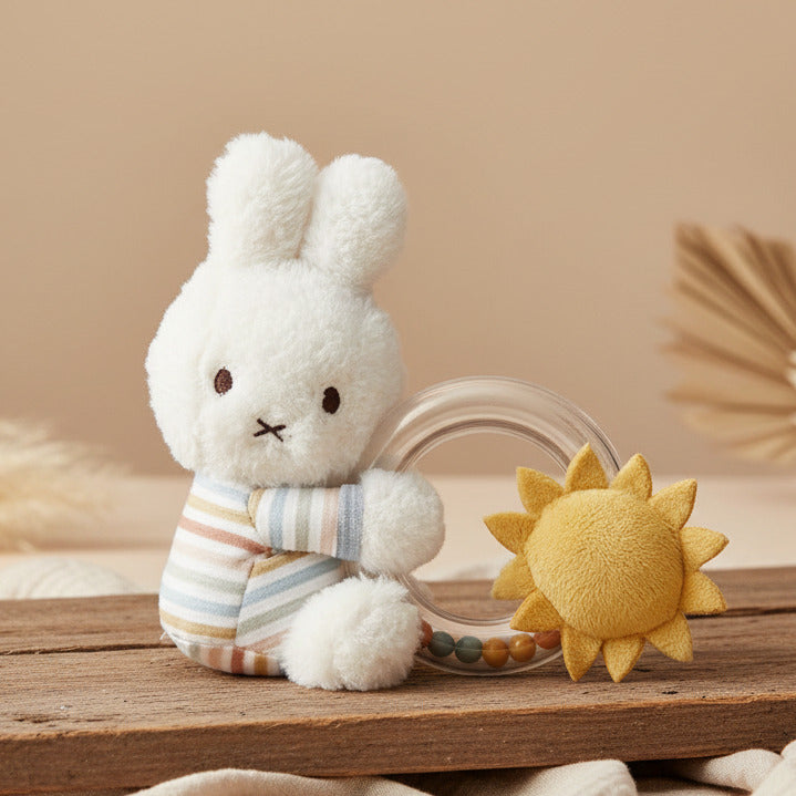 Rassel-Greifling Hase Vintage Sunny Stripes x Miffy