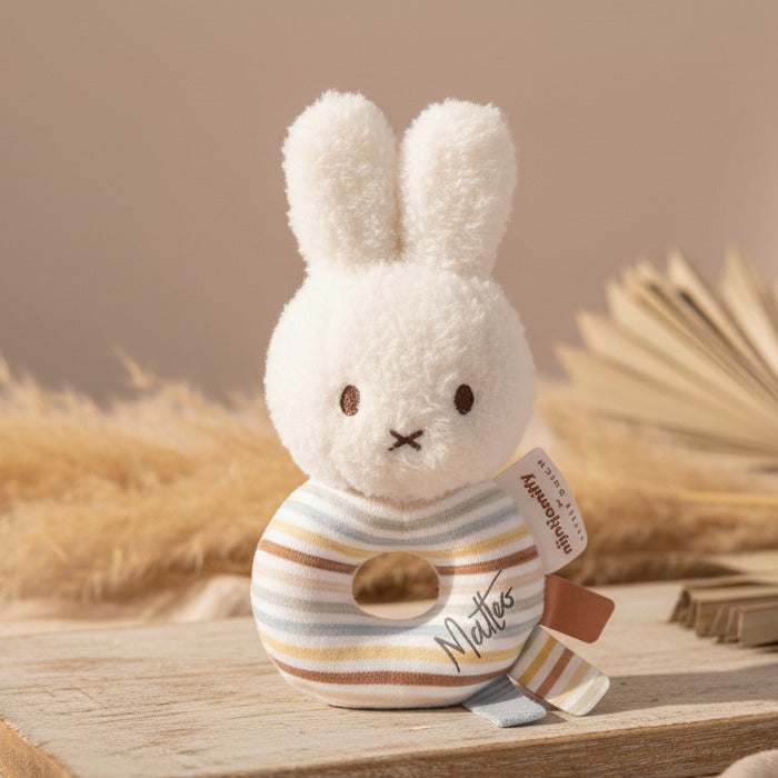 Rassel-Greifling Hase Vintage Sunny Stripes x Miffy