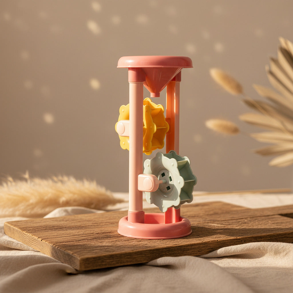 Sablière et moulin à eau Ocean Dreams Rose – Jouet de sable pour enfants