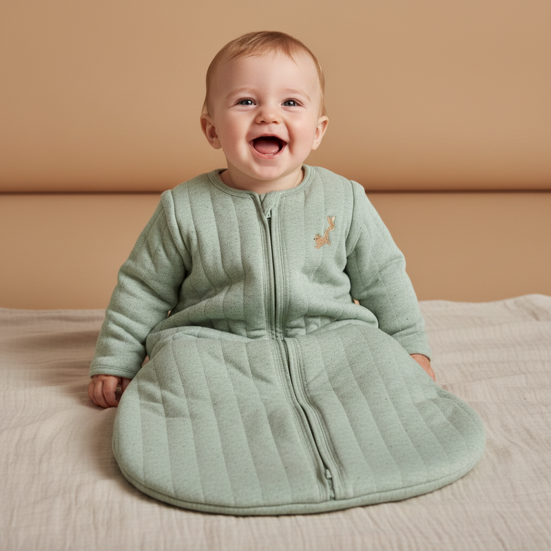Gigoteuse d'hiver 110 cm Sauge | Little Dutch