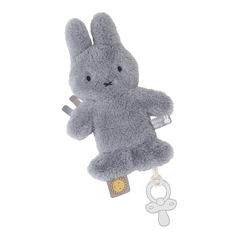 Schnullertuch Miffy Fluffy Blau für Babys