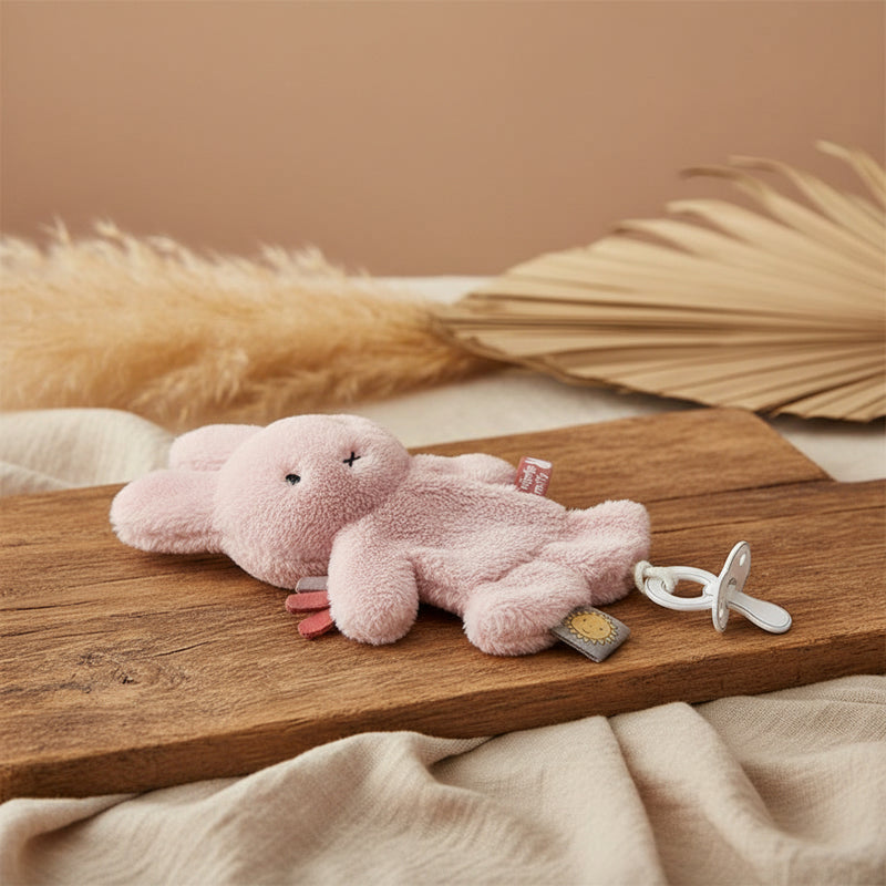 Schnullertuch Fluffy pink | Miffy x Tiamo