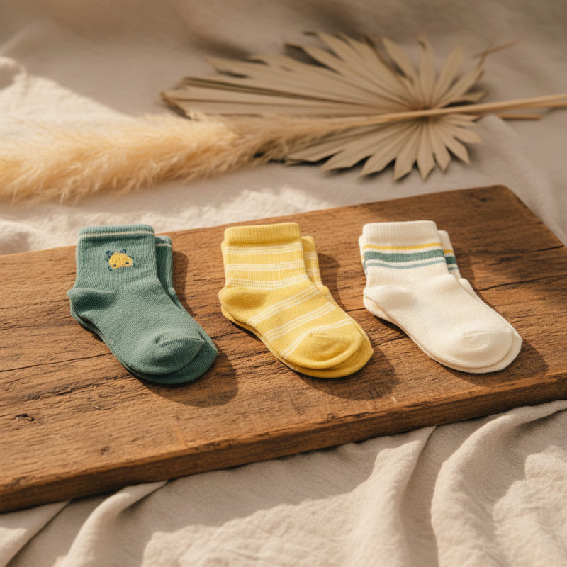 Lot de trois paires de chaussettes multicolores - 23/26 = 3-4 ans | Little Dutch