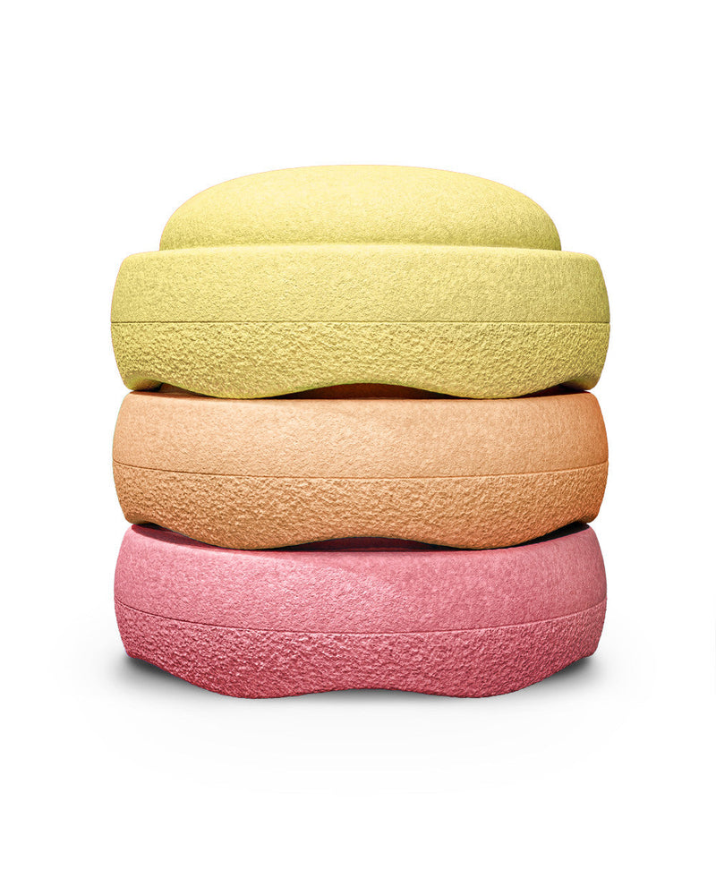 Stapelstein Original set of 3 warm pastel | Stapelstein