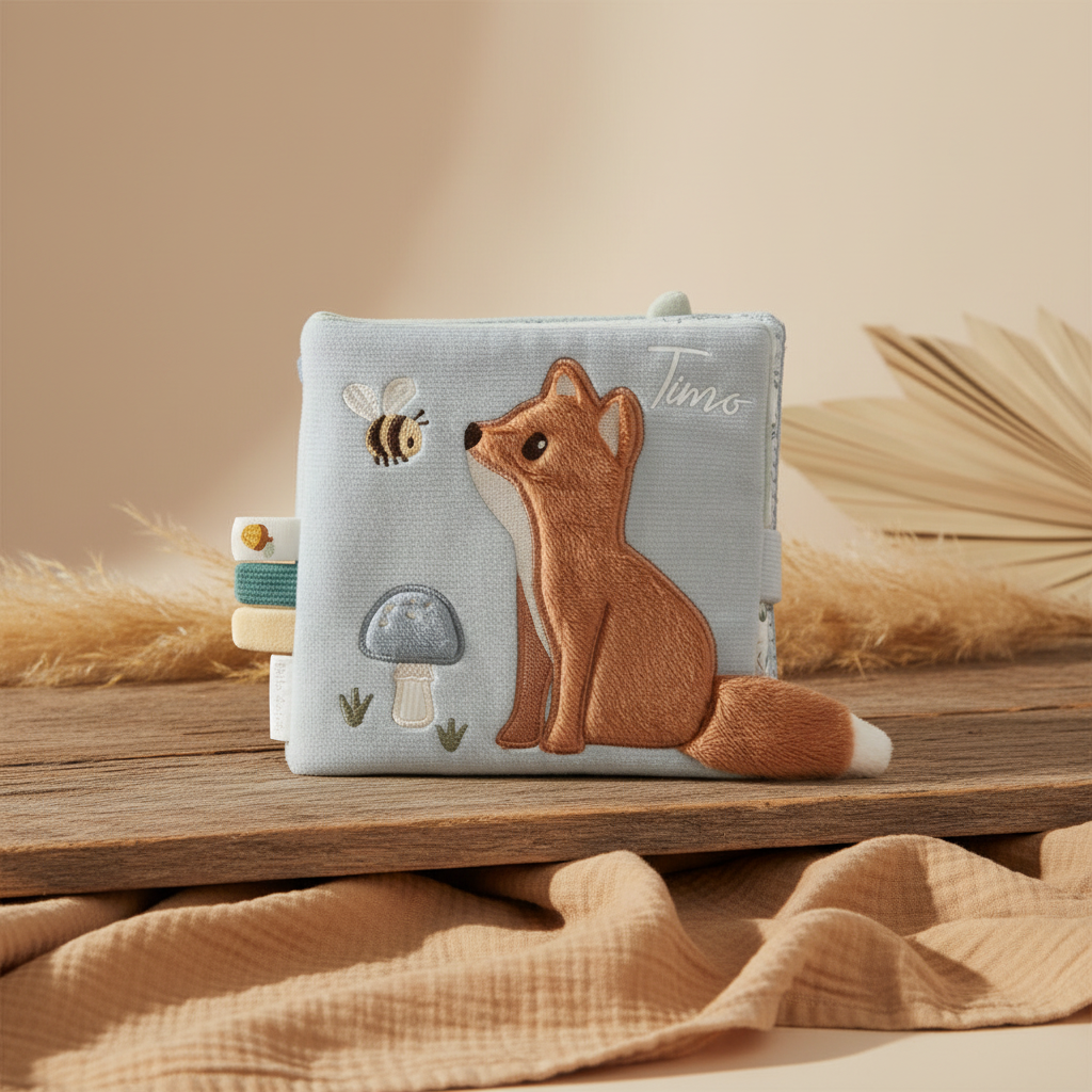 Livre en tissu avec activités Forest Friends