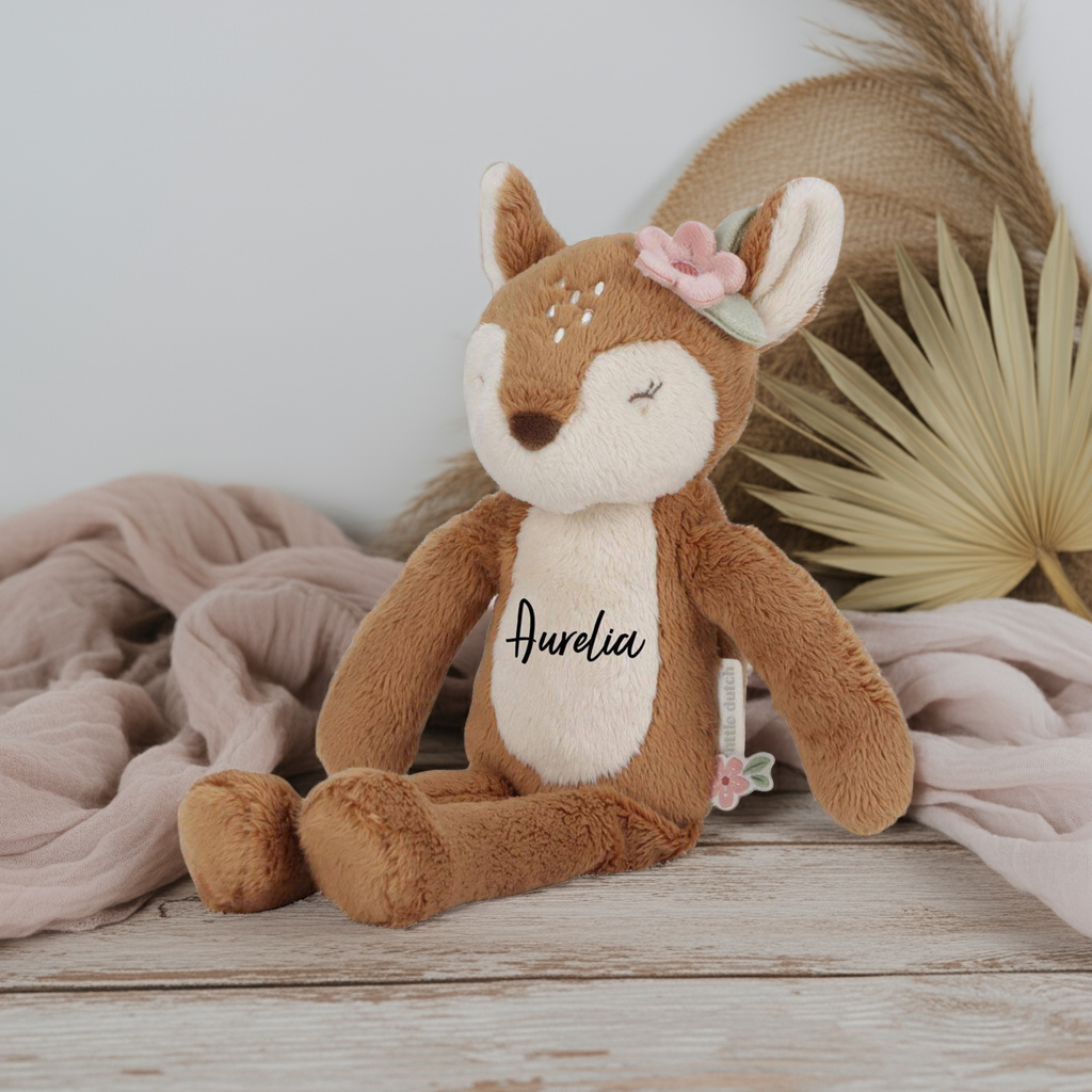 Plush deer long legs Fairy Garden