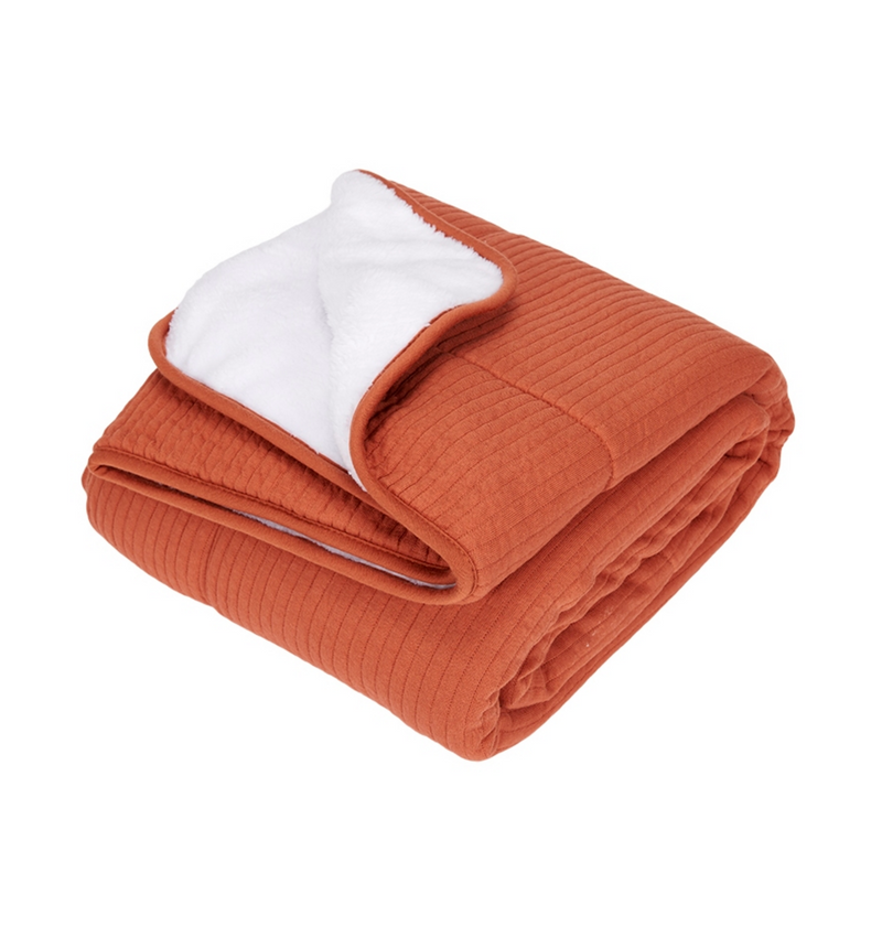 Pure cradle blanket rust, red | Little Dutch