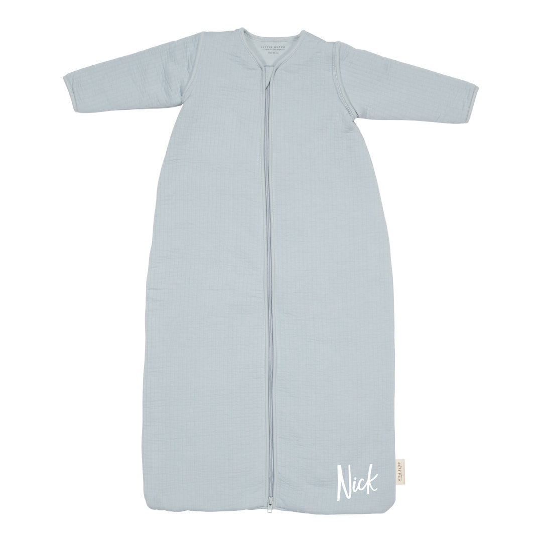 Sleeping bag winter 90 cm Pure Soft Blue | Little Dutch