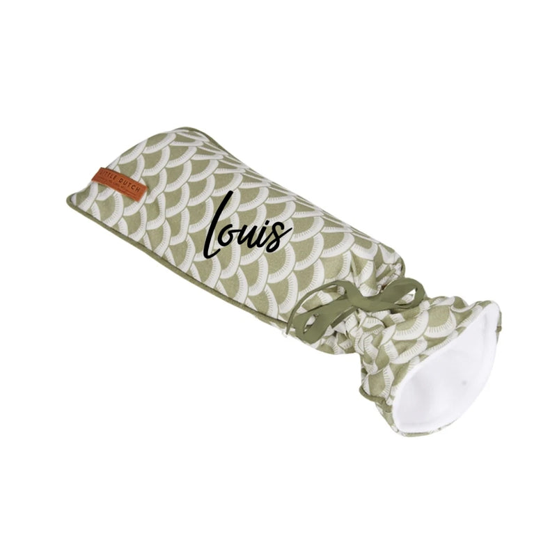 Hot water bottle cover Sunrise Olive | Little Dutch