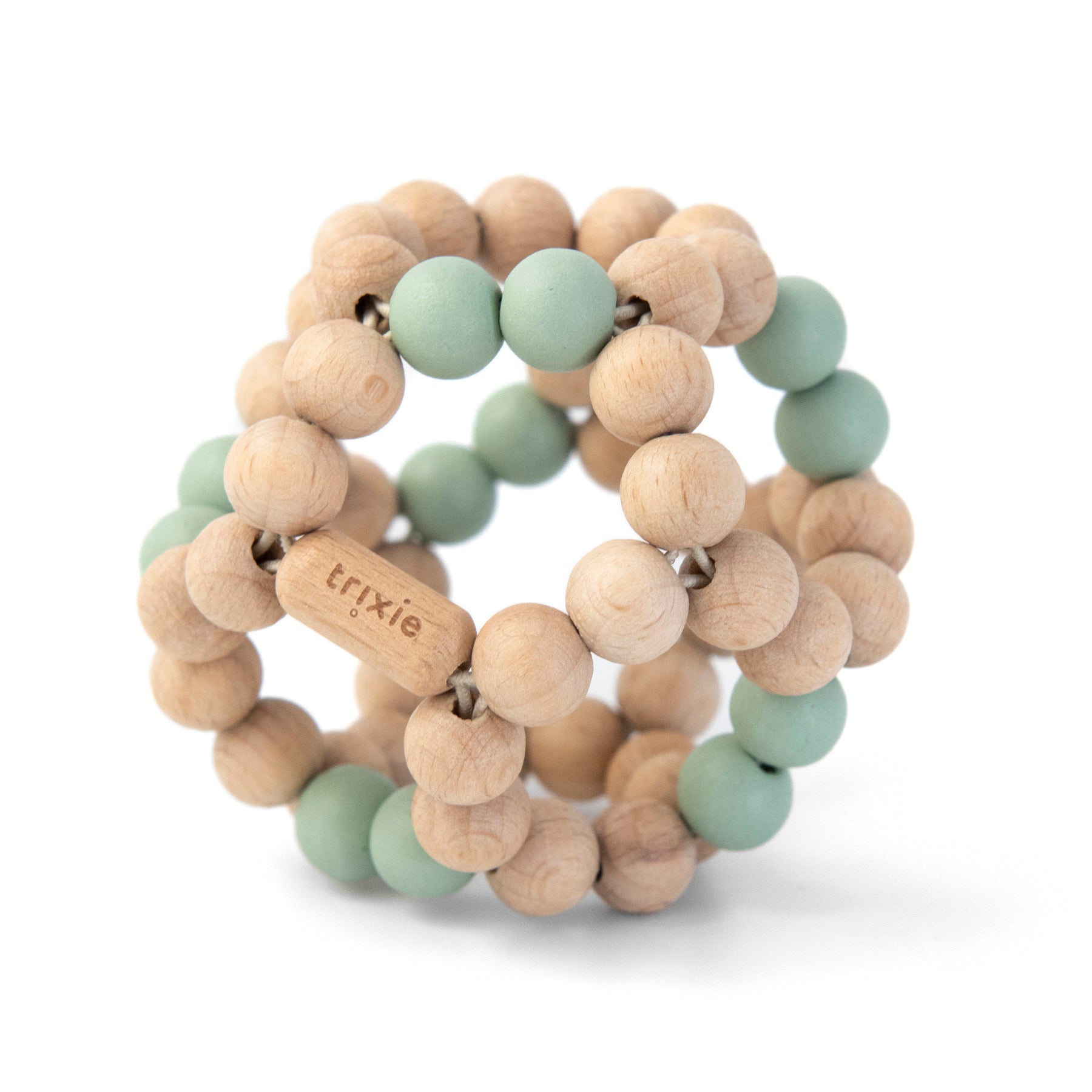 Perles en bois boules - Menthe | Trixie