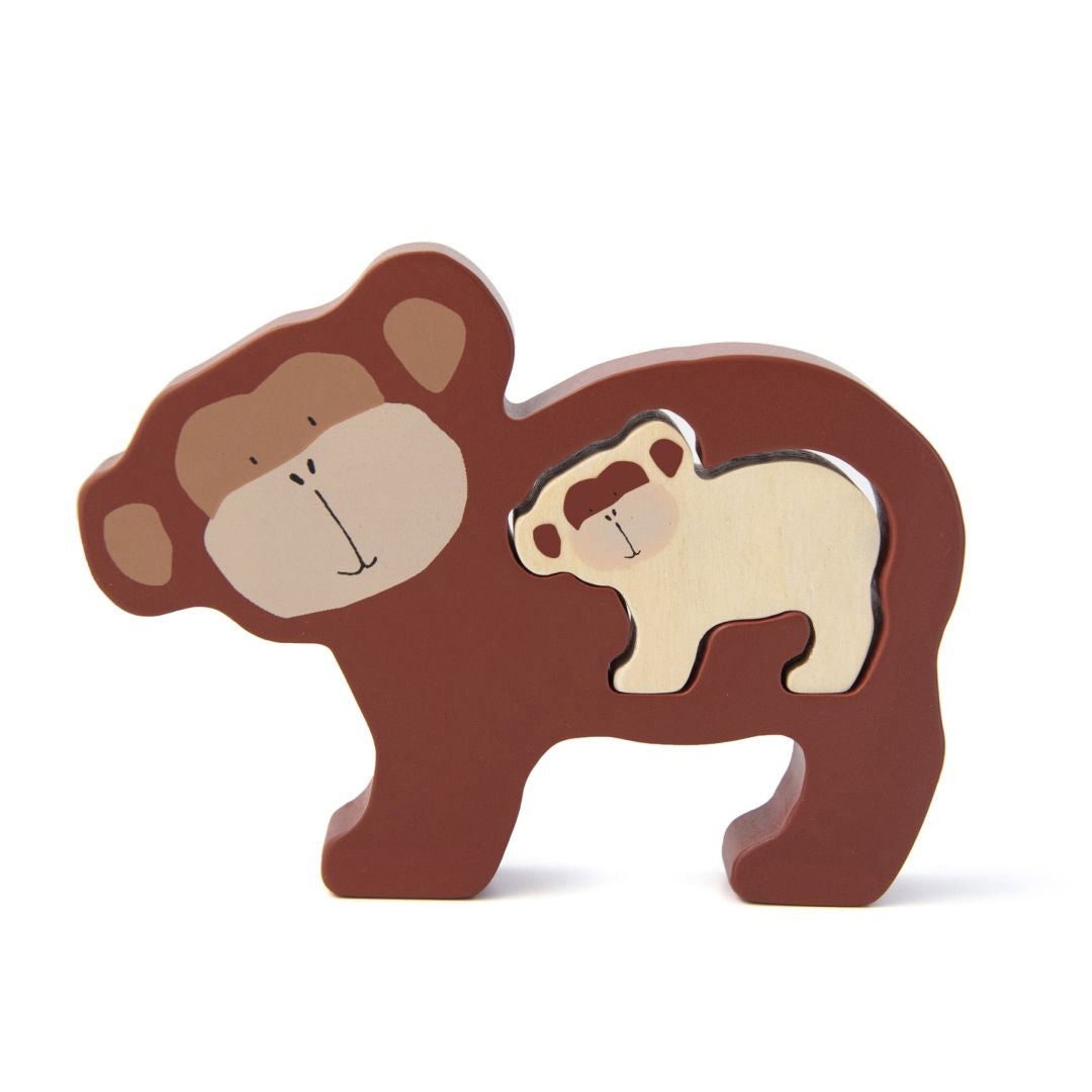 Wooden Baby Puzzle - Mr. Monkey | Trixie