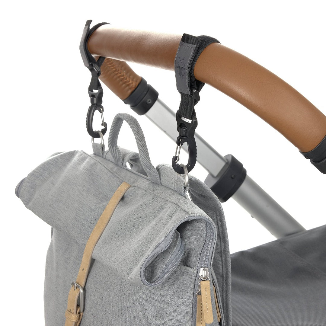 Changing Backpack - Rolltop Backpack, Grey Mélange (Limited Edition) | Lässig