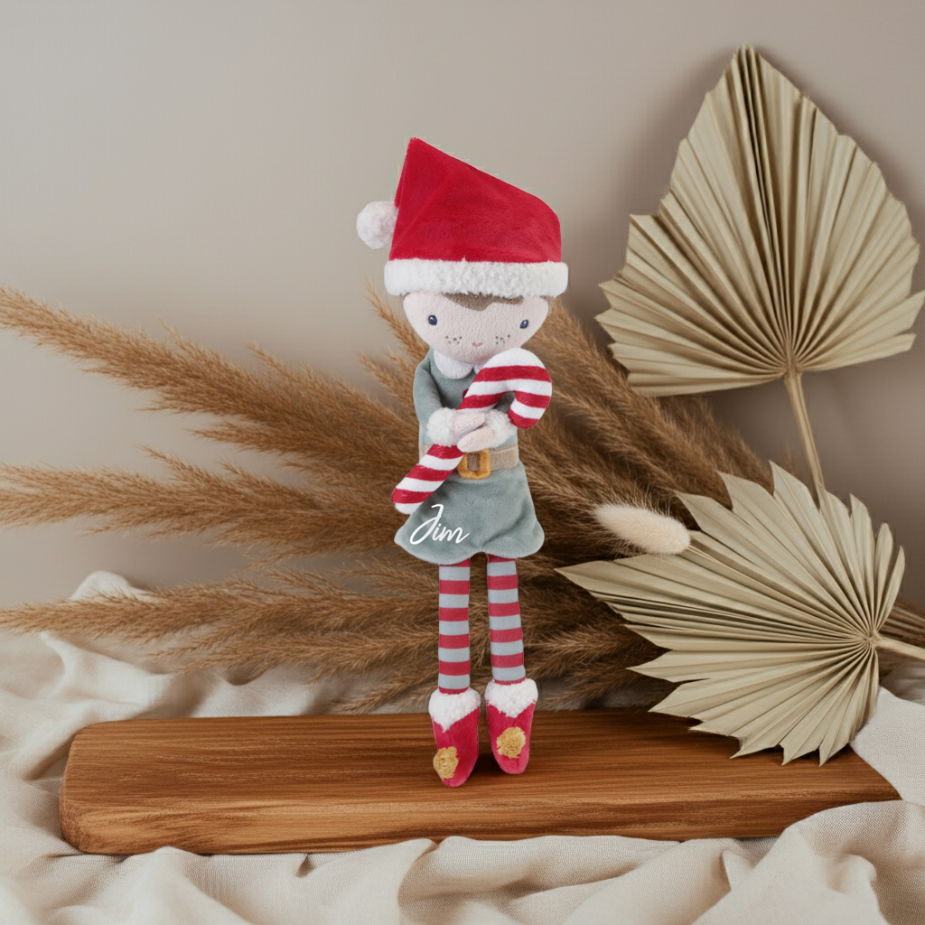 Winter Doll Jim 35 cm | Cuddly Doll for Children
