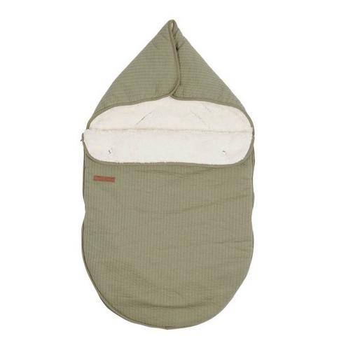 Babyschalen-Fußsack Pure Olive – Kuschelig warm für Maxi-Cosi Babyschalen