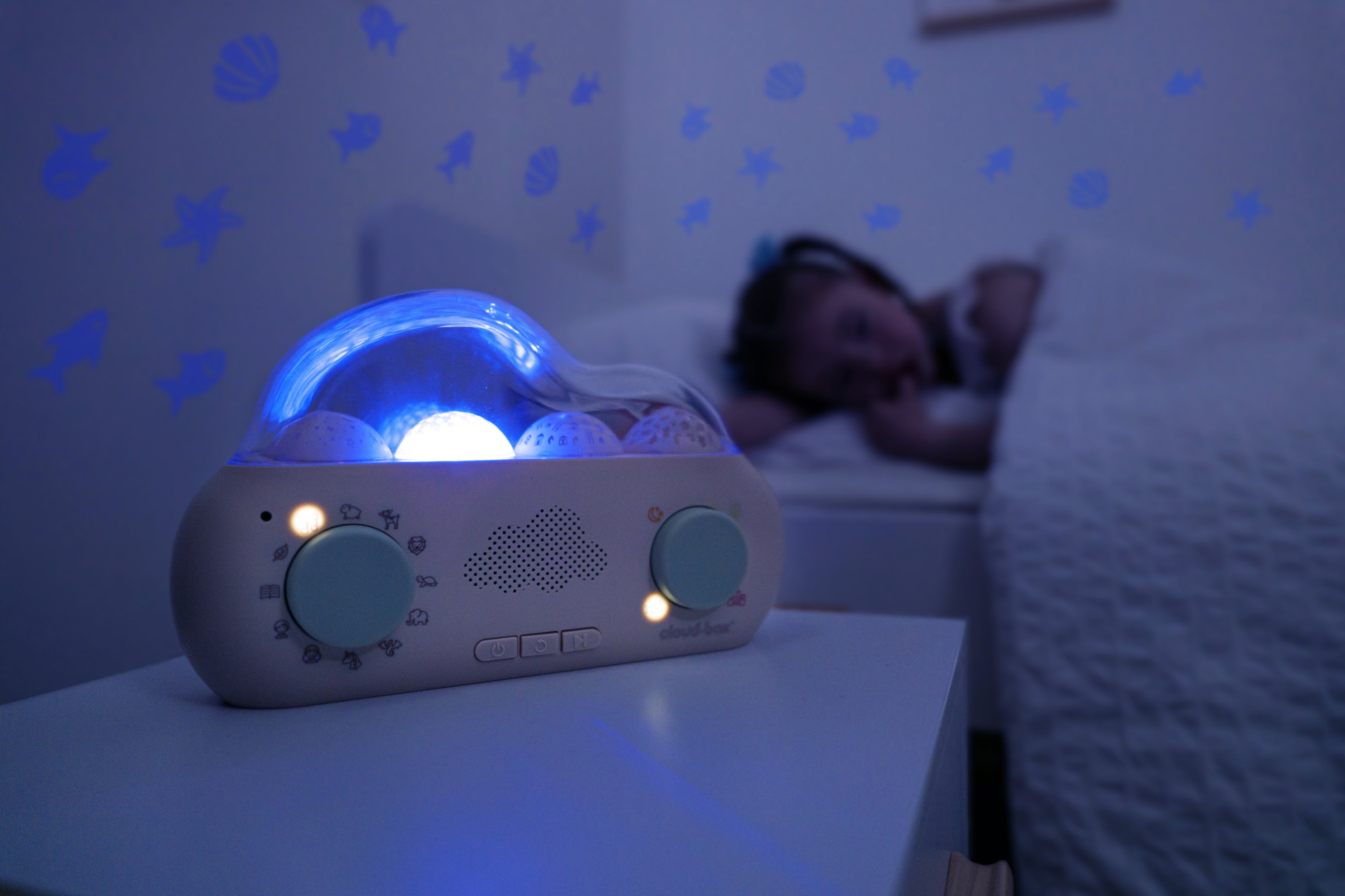 Cloud-Box die Hörspielbox mit Lichtprojektor | cloud.b