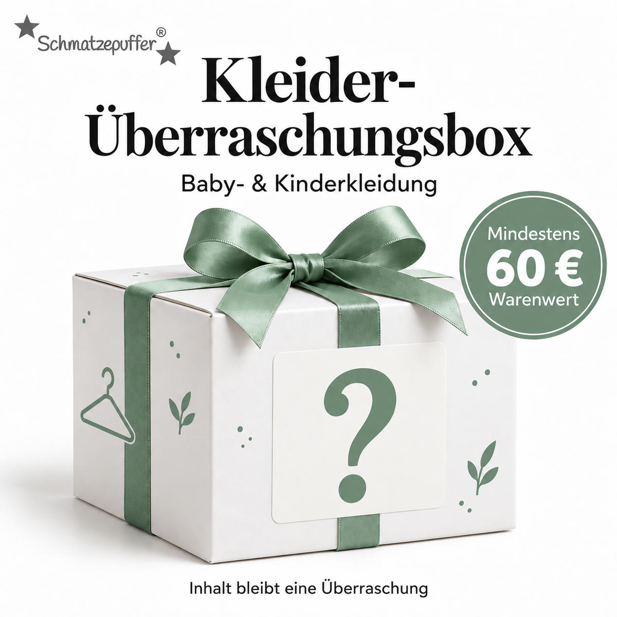 Kleider-Überraschungsbox mit Baby- und Kinderkleidung und mindestens 60 € Warenwert