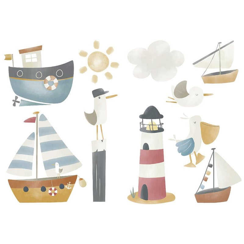 Wandsticker Sailors Bay | Little Dutch