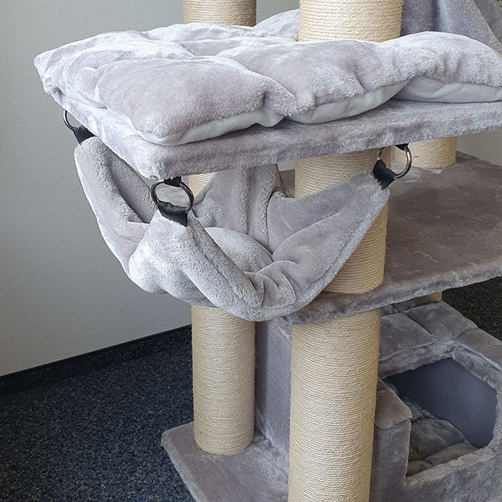 Nobby Kratzbaum Rubi Grau 197 cm – Originalansicht des XXL-Kratzbaums für große Katzen