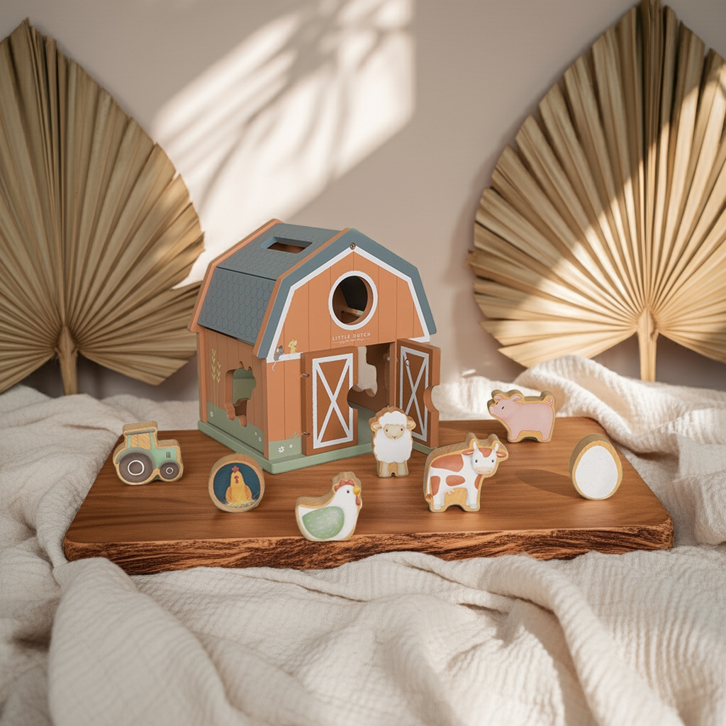 Formen-Steckspiel Little Farm