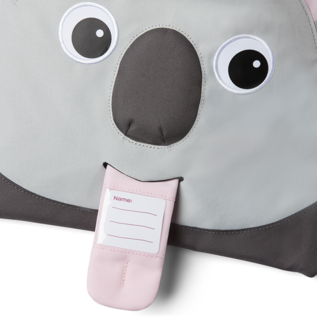 Koala sports bag, grey/pink | Affenzahn