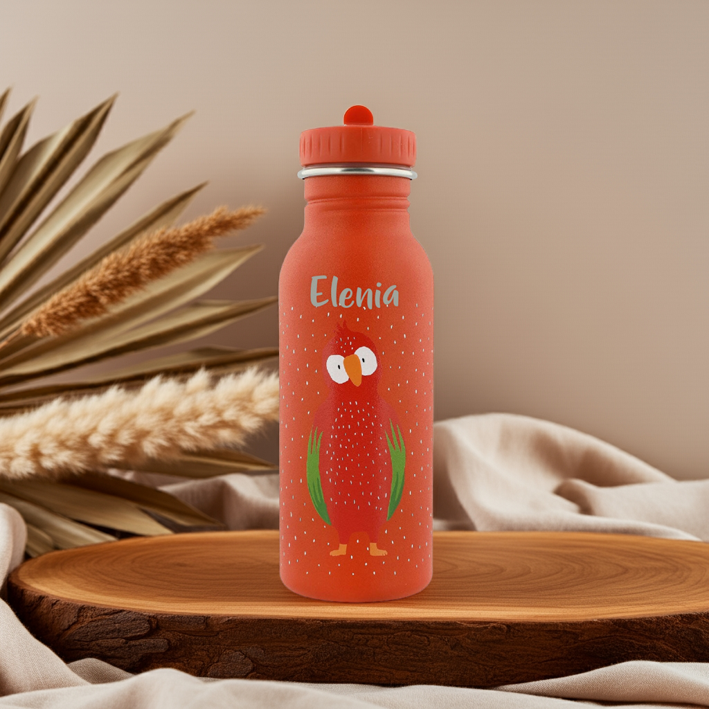 Trixie Trinkflasche Herr Papagei 500 ml aus Edelstahl