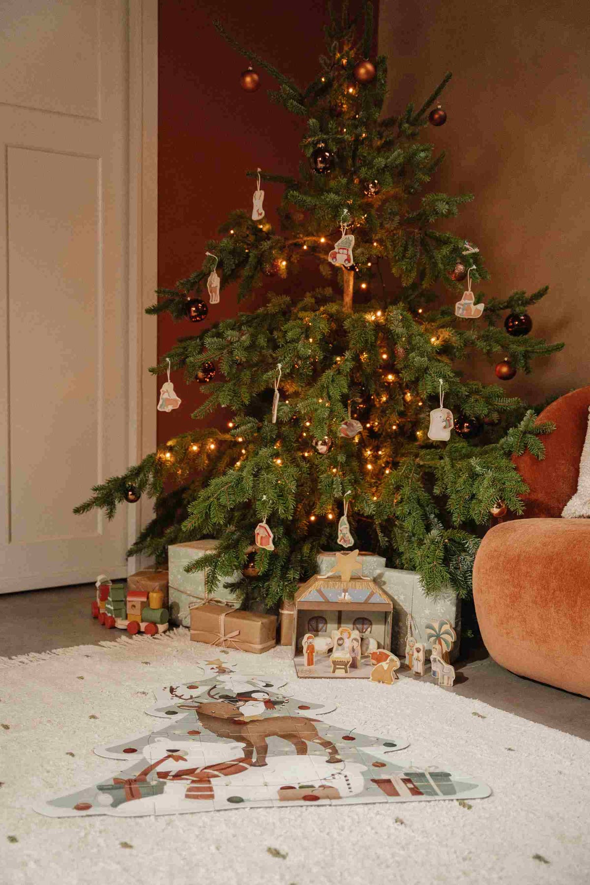 Weihnachtsbaumschmuck aus Holz