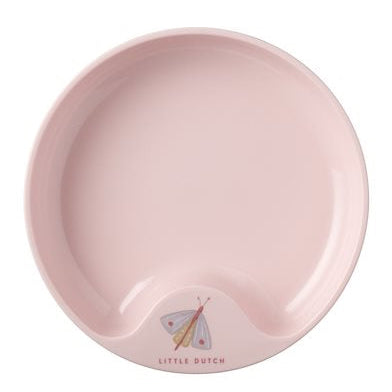 Children's Learning Plate Baby Flowers & Butterflies | Little Dutch x Mepal