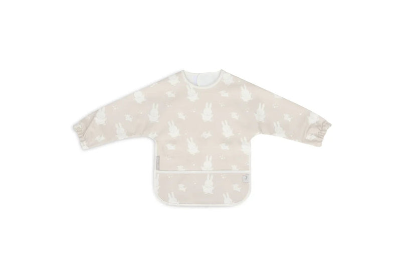 Waterproof bib with sleeves Miffy &amp; Snuffy, Nougat | Jollein