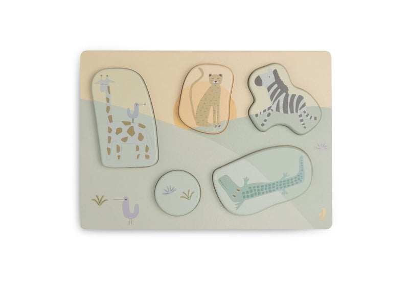 Puzzle aus Holz Jungle Jambo | Jollein
