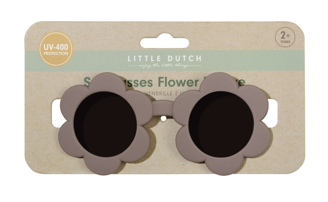 Lunettes de soleil enfant Fleur Mauve – Protection UV pour enfants