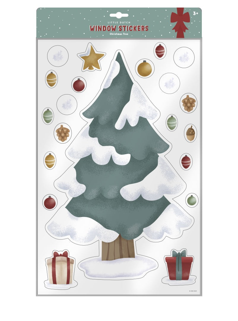 Fenstersticker XL Weihnachtsbaum – Weihnachtsdeko für Kinder