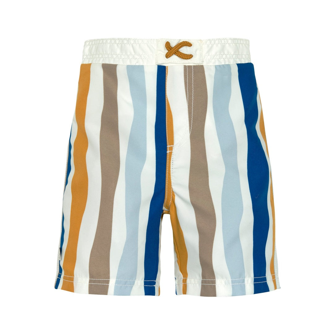 Badeshorts mit Windeleinsatz – Wellen, Gr. 74/80 | Lässig