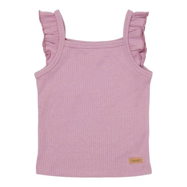 Ruffled Top in Mauve | Little Dutch
