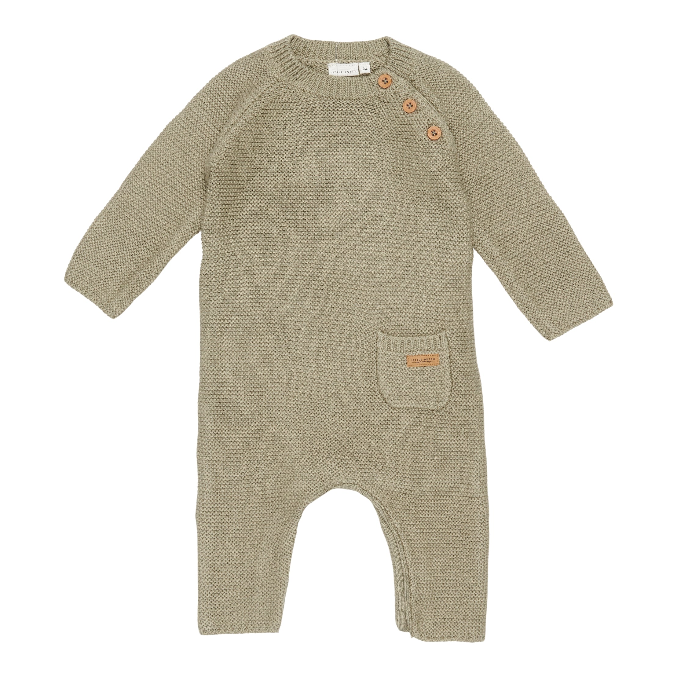 Combinaison tricotée « Mariners Bay Olive » | Little Dutch