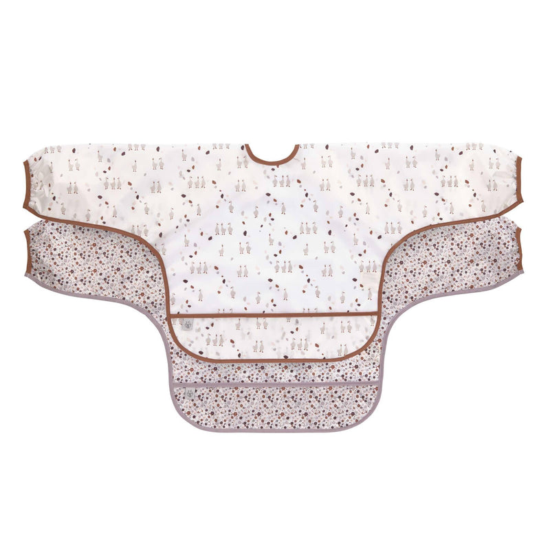 Sleeve bibs, set of 2, Tiny Farmer Goose | Lässig