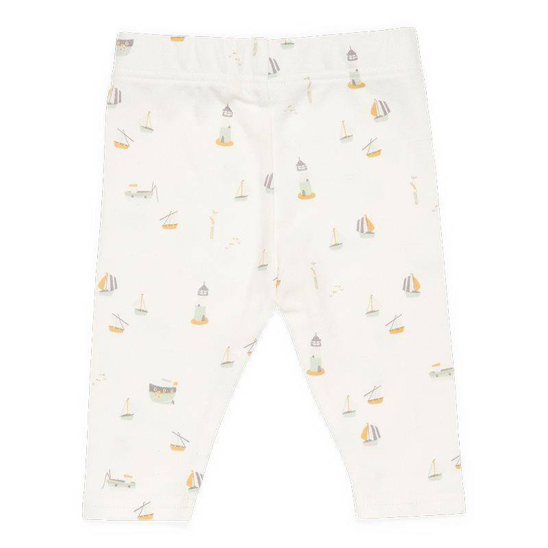 Pantalon Sailors Bay Blanc, taille 80 | Little Dutch