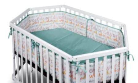 Tapis de parc Wonderful World hexagonal menthe | tiSsi®