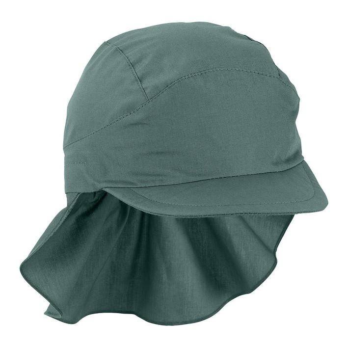 Schirmmütze mit Nackenschutz Dunkelgrün, Größe 57 | Sterntaler
