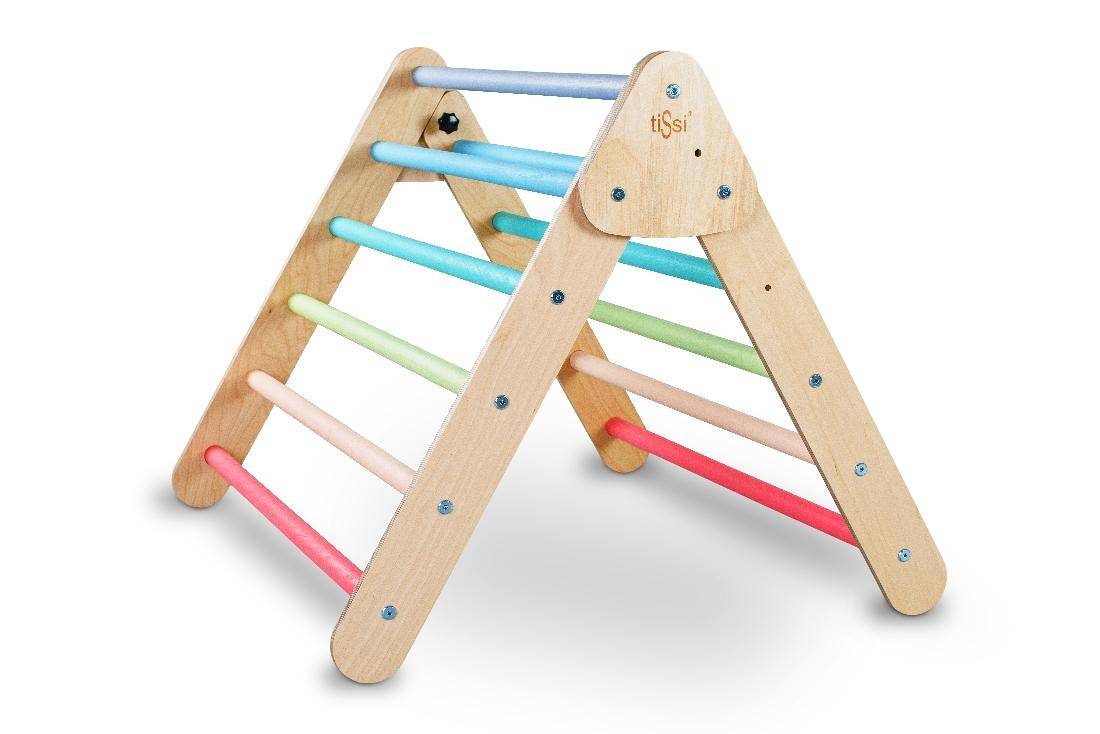 Kletterdreieck Pastell Bunt | Pikler Dreieck | tiSsi®