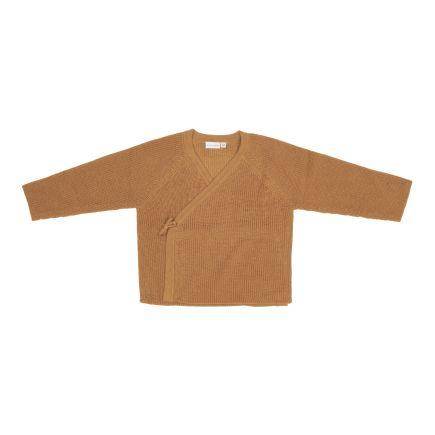 Cardigan cache-cœur Amande - 80 | Little Dutch