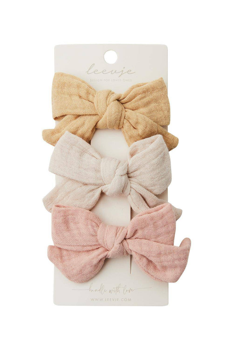 Haarspangen "large Bows summer" | Leevje