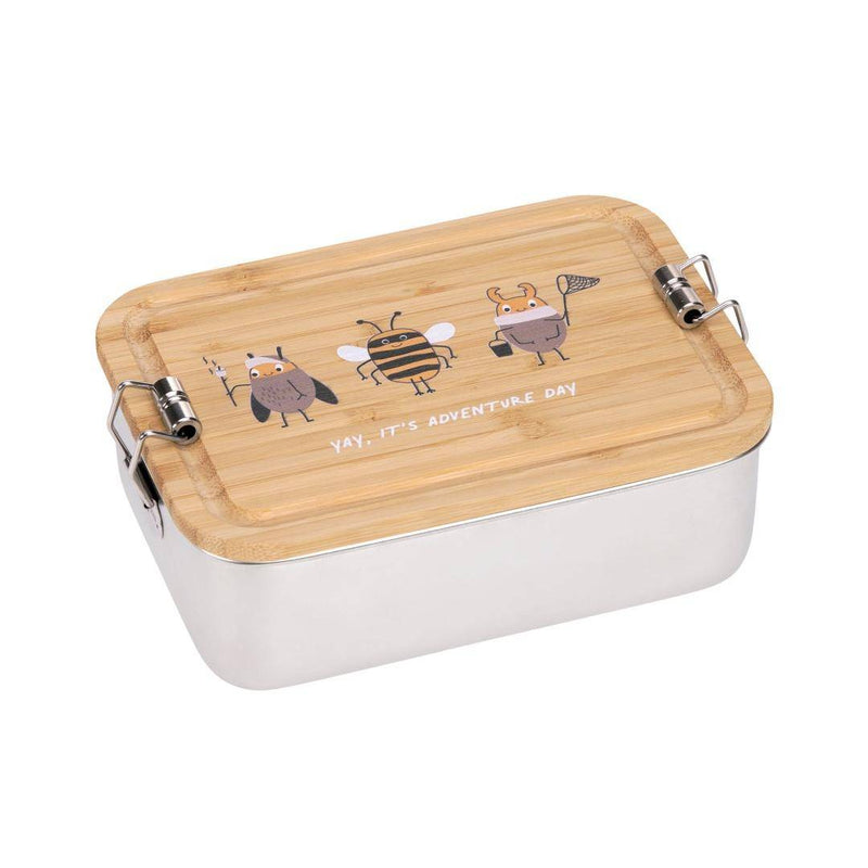 Lunchbox en acier inoxydable bambou naturel | Lässig