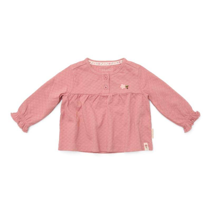 T-shirt manches longues rose blush | Little Dutch