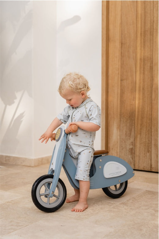 Badeshirt Sailors Bay Olive | Little Dutch
