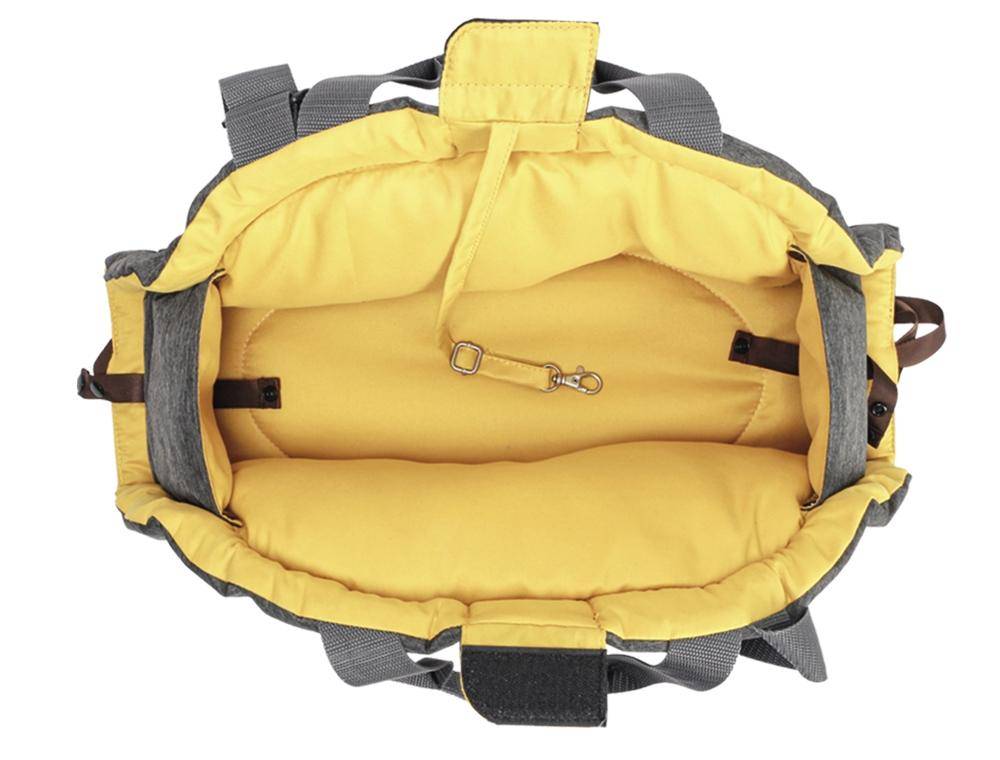 Cat &amp; Dog Carrier "SHELLY" grey/mustard 72 x 55 cm | Nobby