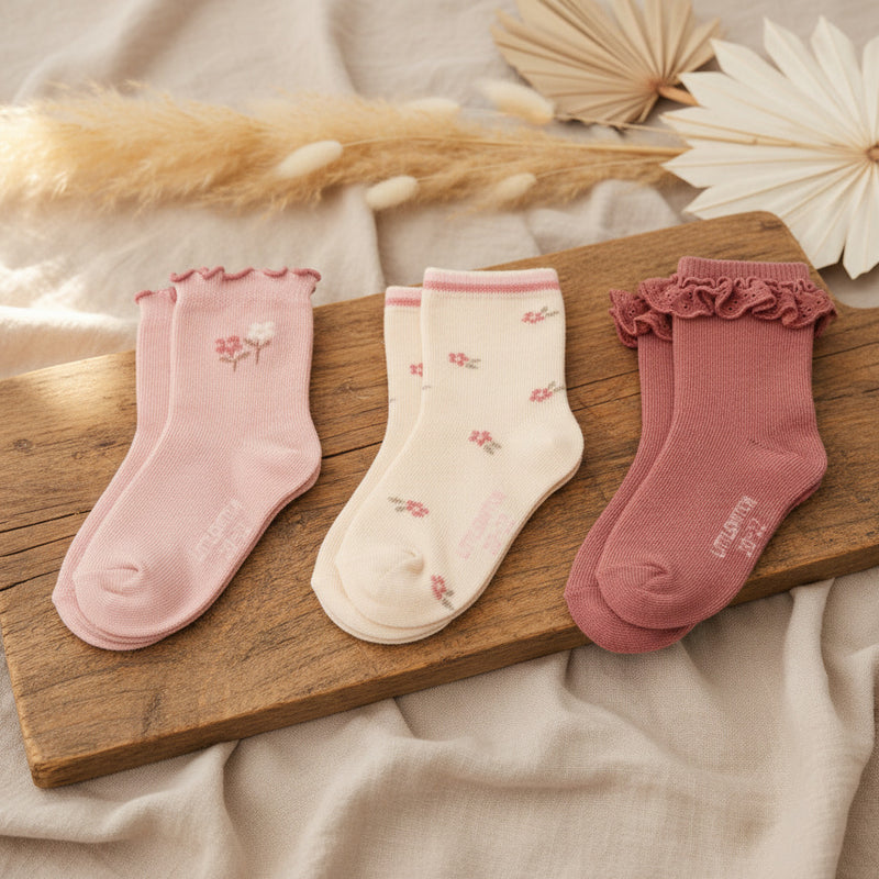 3-pack Söckchen Multi - 17-19 = 6-12 months - Little Farm | Little Dutch