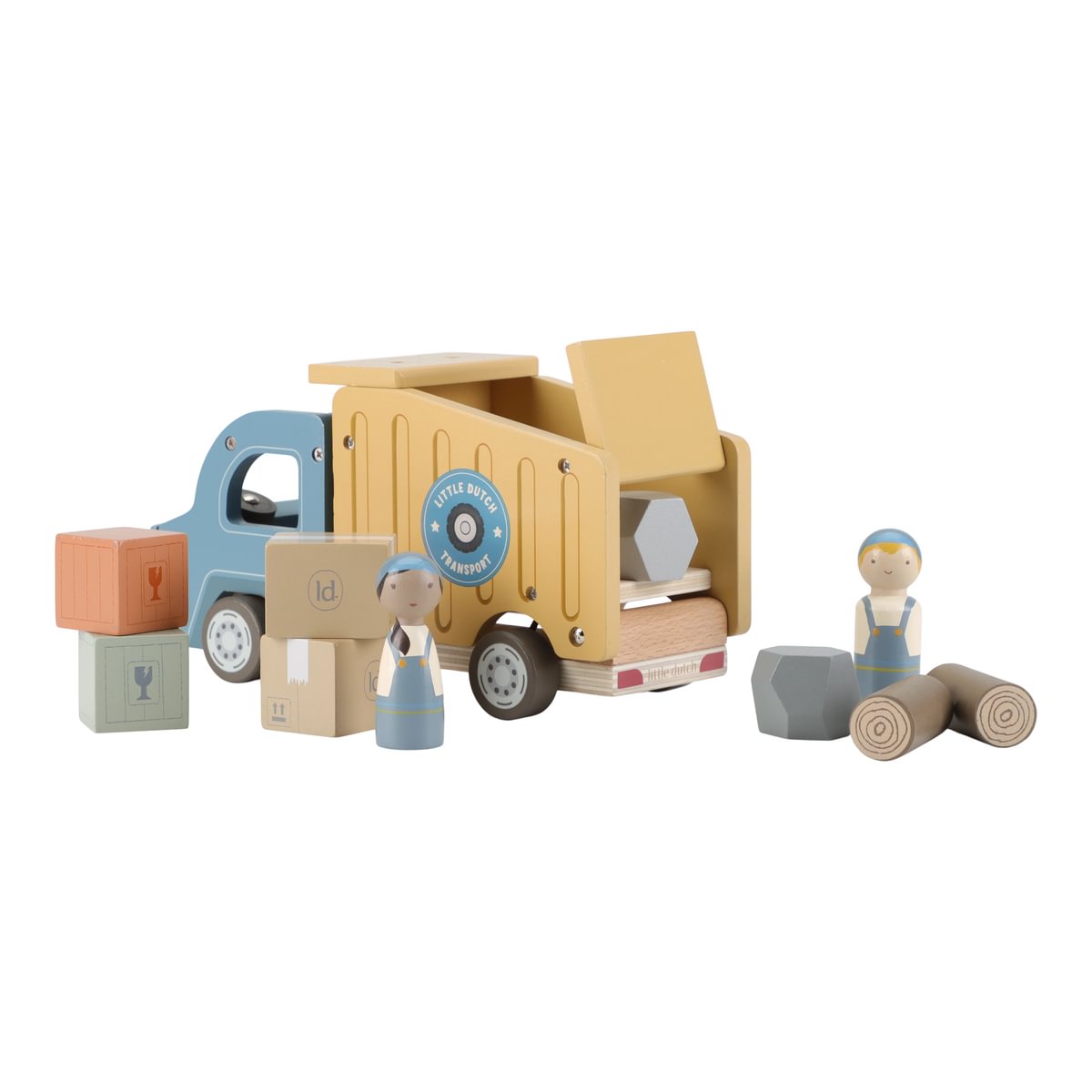 Timber tipper truck