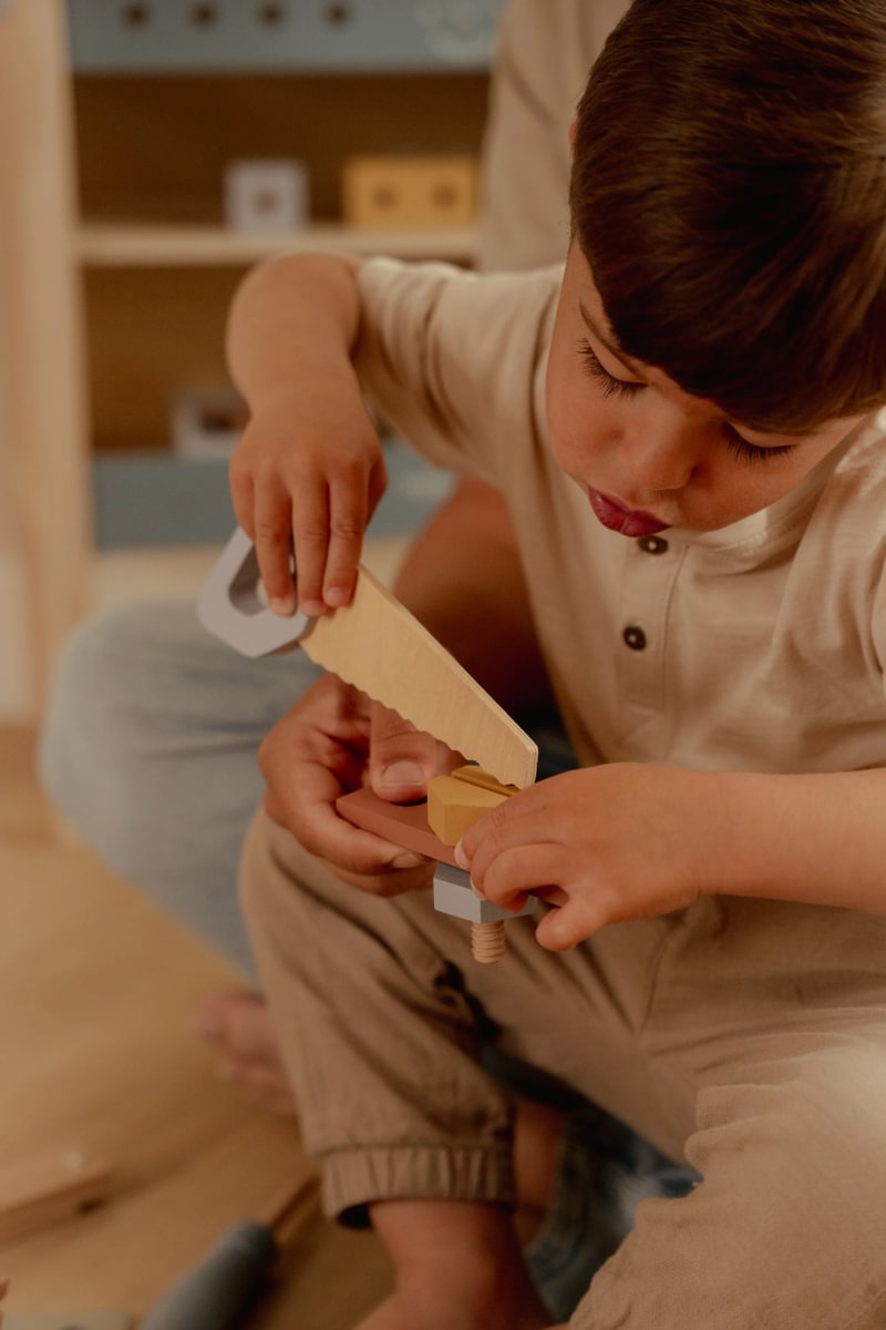 Wooden Tool Box for Children | Schmatzepuffer